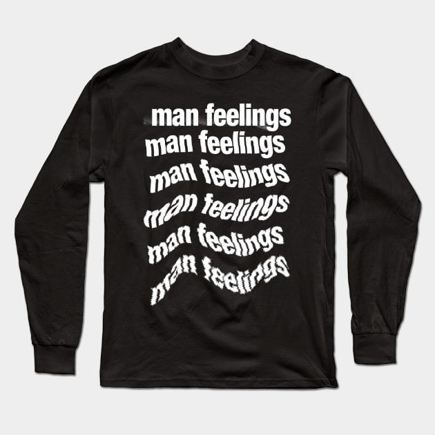 Man Feelings  //// Peep Show Fan Design Long Sleeve T-Shirt by DankFutura